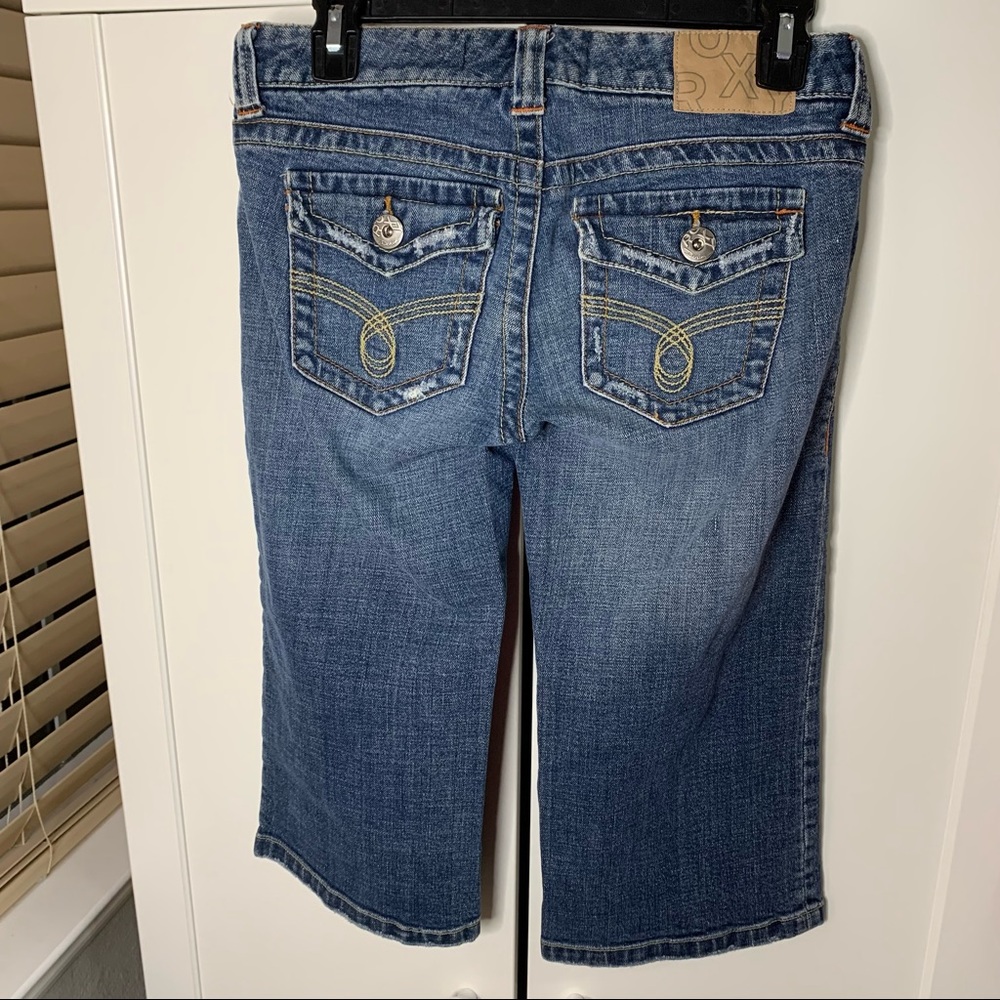 Roxy Cropped Denim Jean Pants - Picture 5 of 12